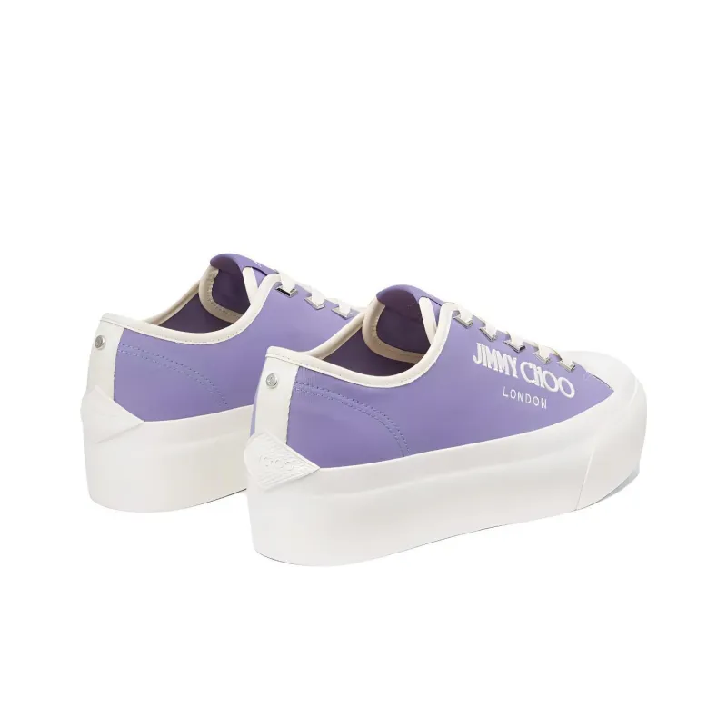 Jimmy Choo Palma Maxi/F Canvas Shoes Women's Purple-3