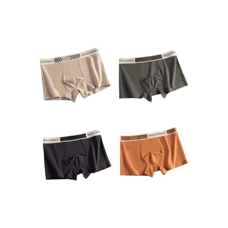 Flowers In Water Underpants Men's 4 Pack-4