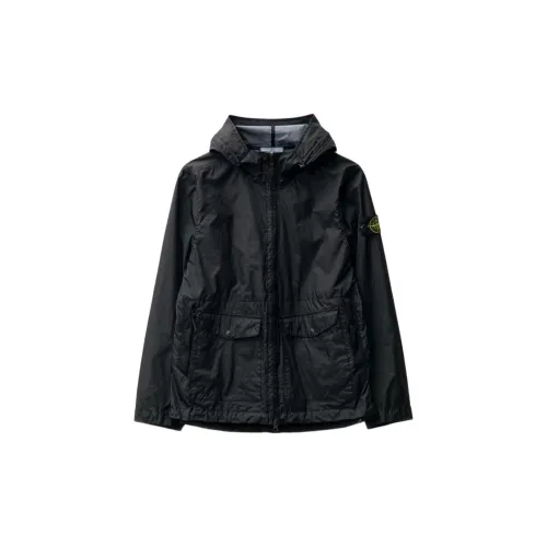 STONE ISLAND Jackets Men Black