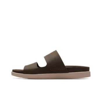 Clarks Slide Slippers Men's Dark Green