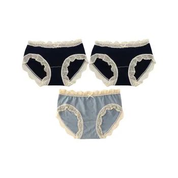 Flowers In Water Underpants Women's 3 Pack