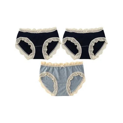 Flowers In Water Underpants Women's 3 Pack