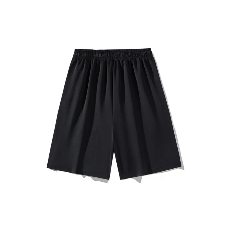 Loose Fit Drawstring Elastic Draped Comfortable Stretchy Cool Straight Fit 5/4 Casual Shorts Unisex-2