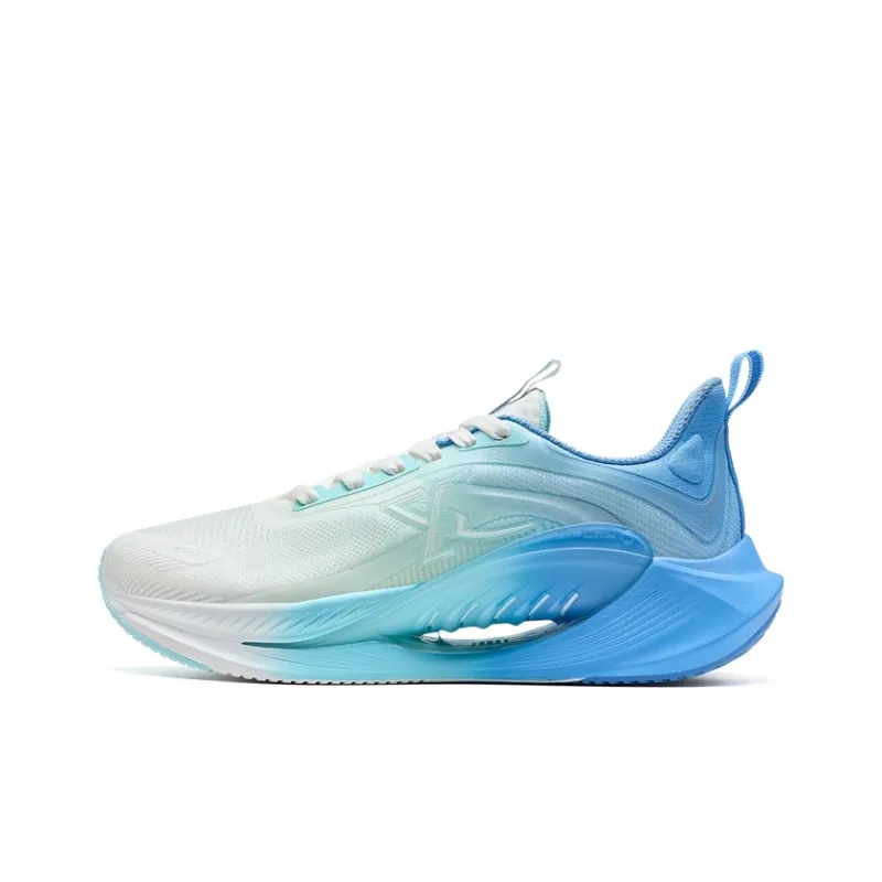 XTEP Hydrogen Wind 7.0 Breathable Coverage Low Top Running Shoes Men's Arctic Ocean Box-1