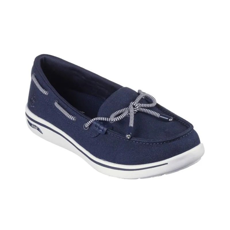 Skechers ARCH FIT UPLIFT - Laguna Cushioning Wear-Resistant Low-Top Casual Shoes Women's Marine Blue-2