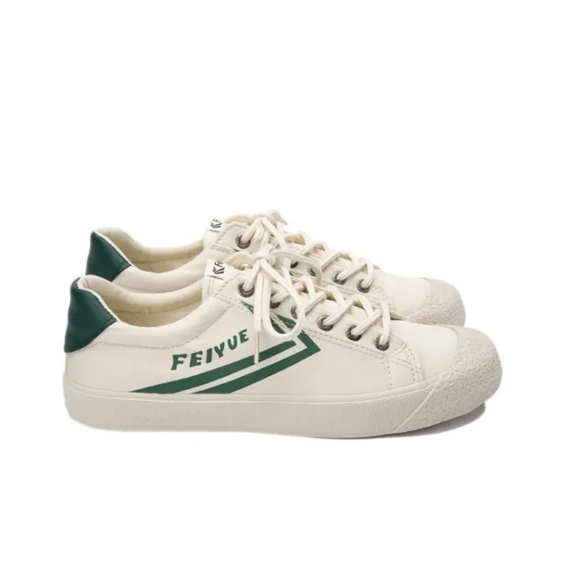 Dafu Leaps Forward Anti Slip Wear Resistant Breathable Lightweight Low Top Canvas Shoes Unisex Green-2