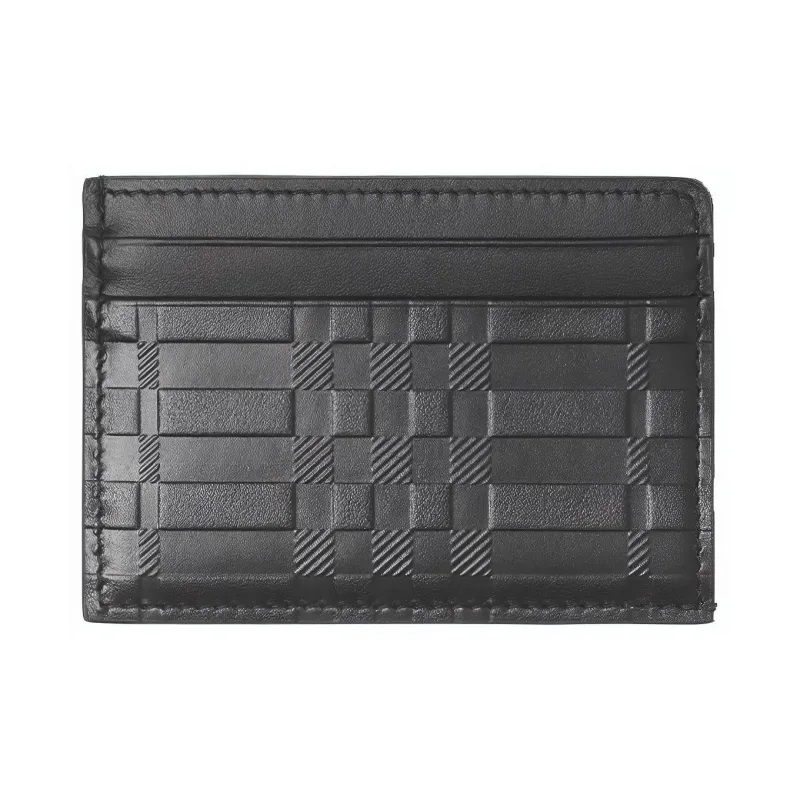 Burberry Leather Card Holder Men's Black-0