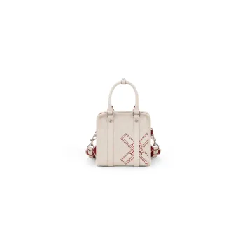 Xbreak Synthetic Leather Crossbody Bag Small Size Women's White