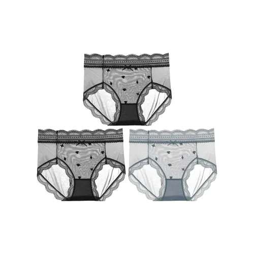 Flowers In Water Underpants Women's 3 Pack