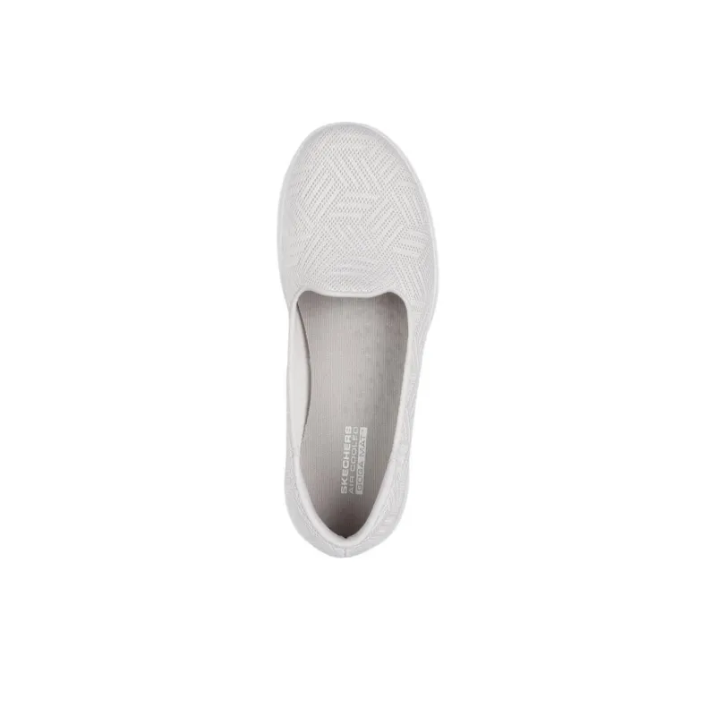 Skechers GO WALK Lite Non-slip Lightweight Low-Top Casual Shoes Women's White-3