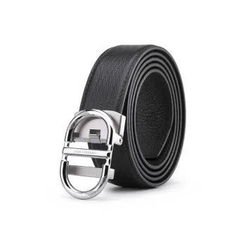 Chrisdien Deny Trendy Business Automatic Buckle With A Touch Of Design Cow Leather Leather Belts Men's Width 3.4CM