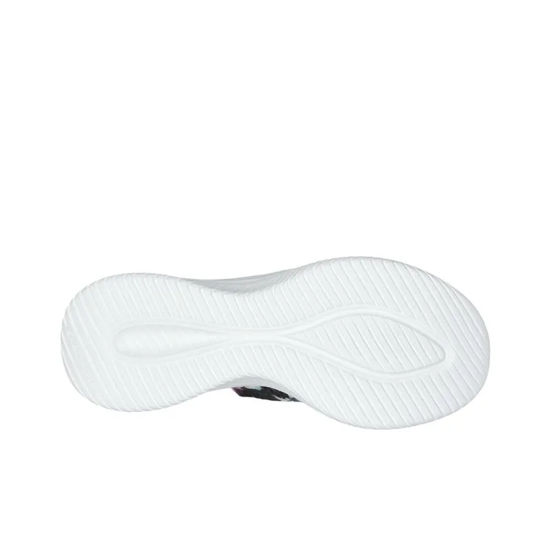 Skechers Ultra Flex 3.0 Flower Road Cushioning Breathable Low-Top Casual Shoes Women's Black-4