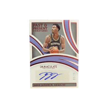 PANINI 2021 22 Jaren Jackson Jr. IMM Collection Signature 03/25 JJJ Star Card Pass Through Sports Cards 1 Pc