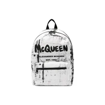 Alexander McQueen Metropolitan Backpack Black/White