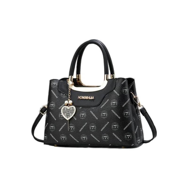 Weymond PU Handbag Regular Women's Coffee/Earth Yellow/Black/White/Pink-9