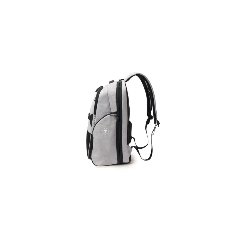 HEDGREN Polyester Backpack Large Size Men's Black/White-6