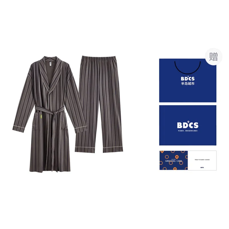 Peninsula City Pajama Set Men's Dark Gray-0
