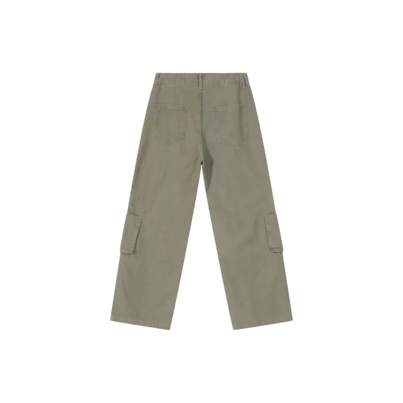 Voguo Relay Cargo Pants, Casual Pants Unisex Black-5