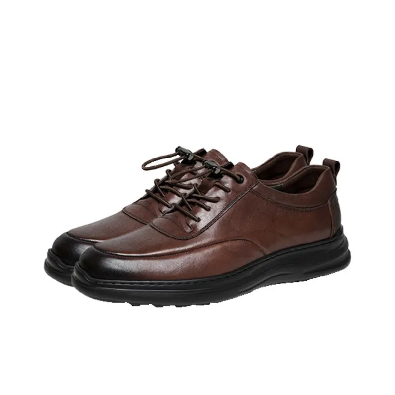 Crocodile Dress Shoes Men's Brown-2