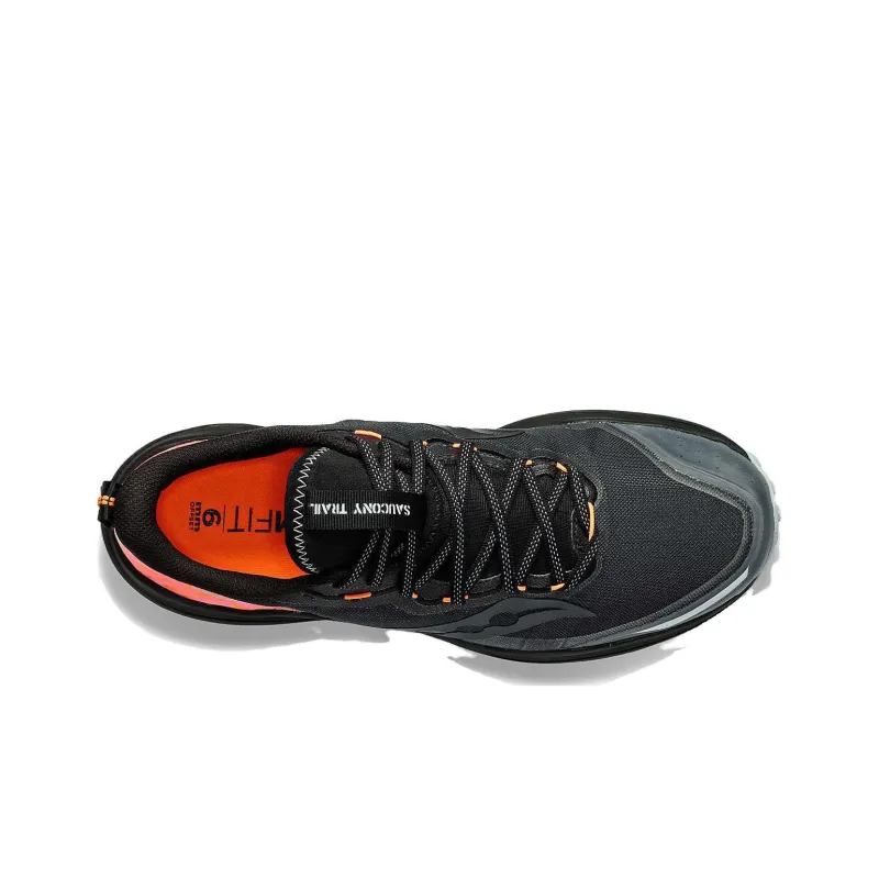 saucony Women's Xodus Ultra 2 'Black ViZi Orange'-3