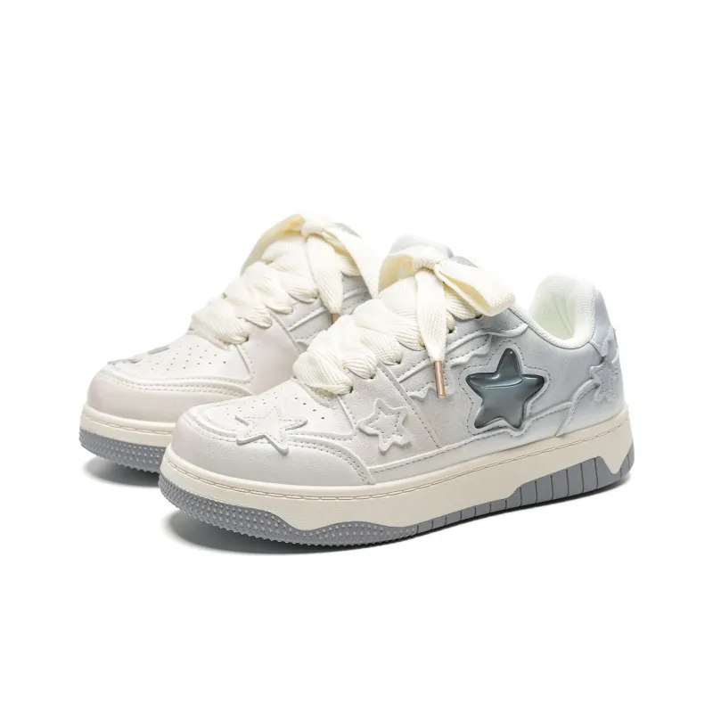 Anime story Casual Shoes Women's Low Top Time Space Gray/Glass Yellow/Emerald Green/Gray Green/Cream Yellow/Cream Blue/Prussian Blue-3
