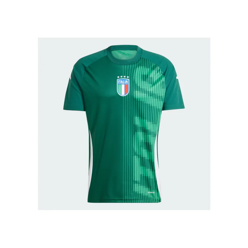 Adidas ITALY PRE MATCH JERSEY Soccer Jerseys Men's Dark Green-7