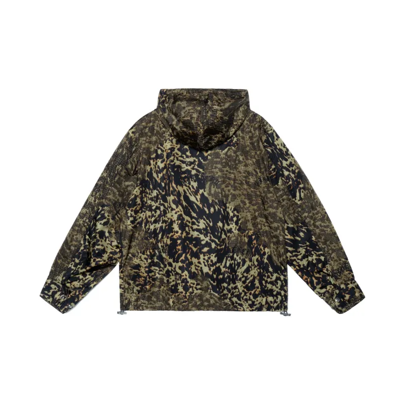 Givenchy Hooded Windbreaker In Printed Nylon-1