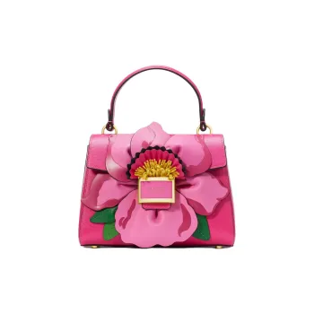 Kate Spade Katy Leather Shoulder Bag Crossbody Bag Handbag Small Size Women's Overripe Plum Color