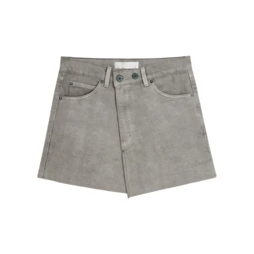 OUR LEGACY SS24 Summer Capsule Collection Denim Short Skirts Women's Gray