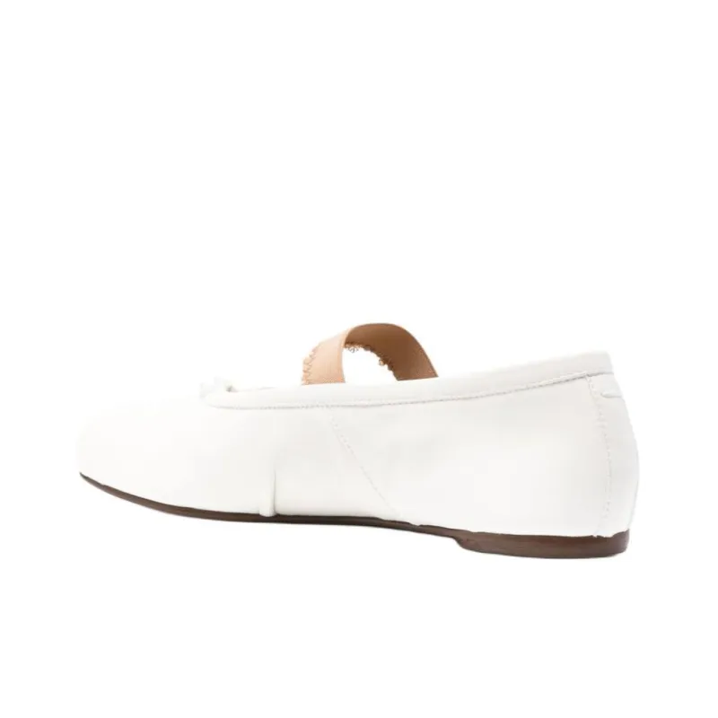 Maison Margiela Flat Casual Single Shoes Women's White-4