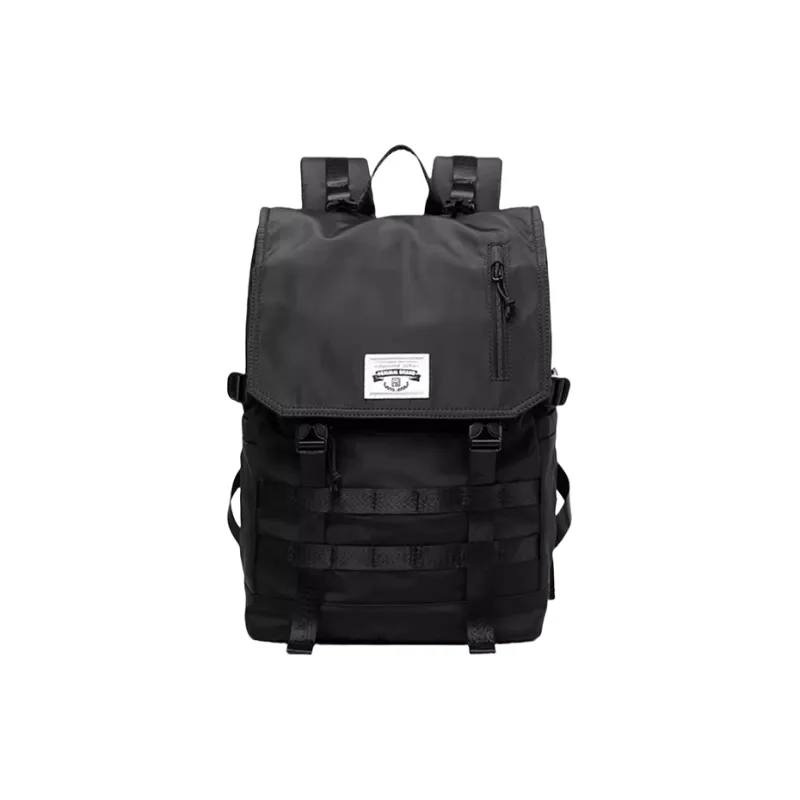 PULUWIRR Oxford Convenient Medium Firmness Multi Layer Storage Men's Business Bag Unisex Black-2