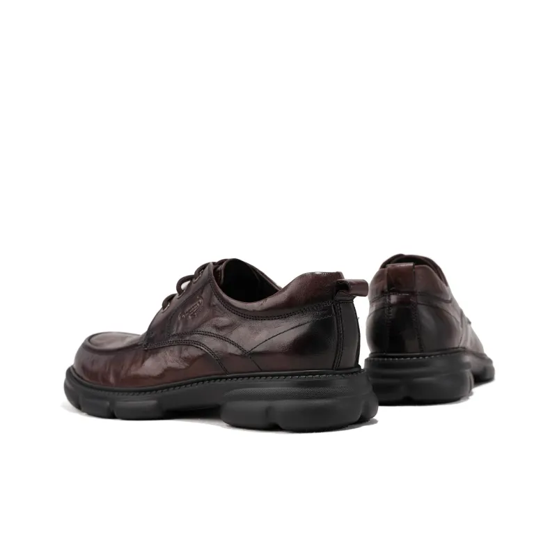 Crocodile Dress Shoes Men's Brown-5
