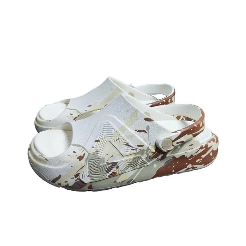 PEAK Surfing Taichi Strap Sandals Men's Khaki Floral Yarn-2