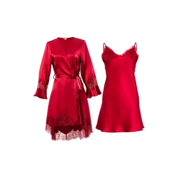 Silk Boundary Pajama Set Women's