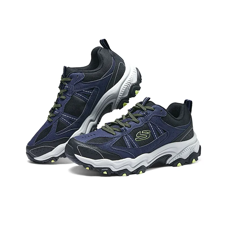 Skechers Low Top Outdoor Shoes Men's Navy/Black-5
