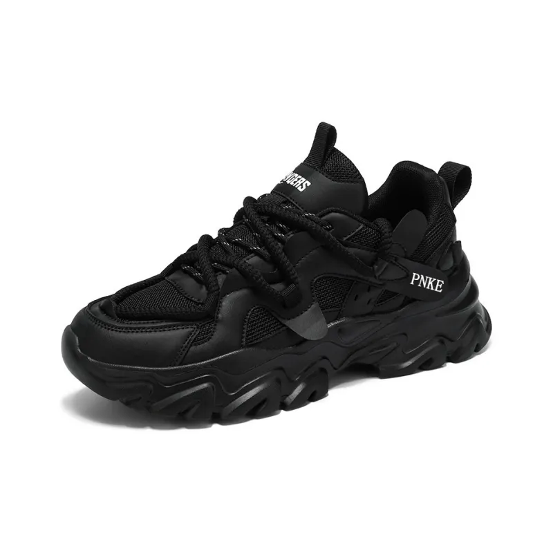 PNKE Anti-Slip Wear-Resistant Breathable Height Increasing Low-Top Chunky Sneakers Men's-9