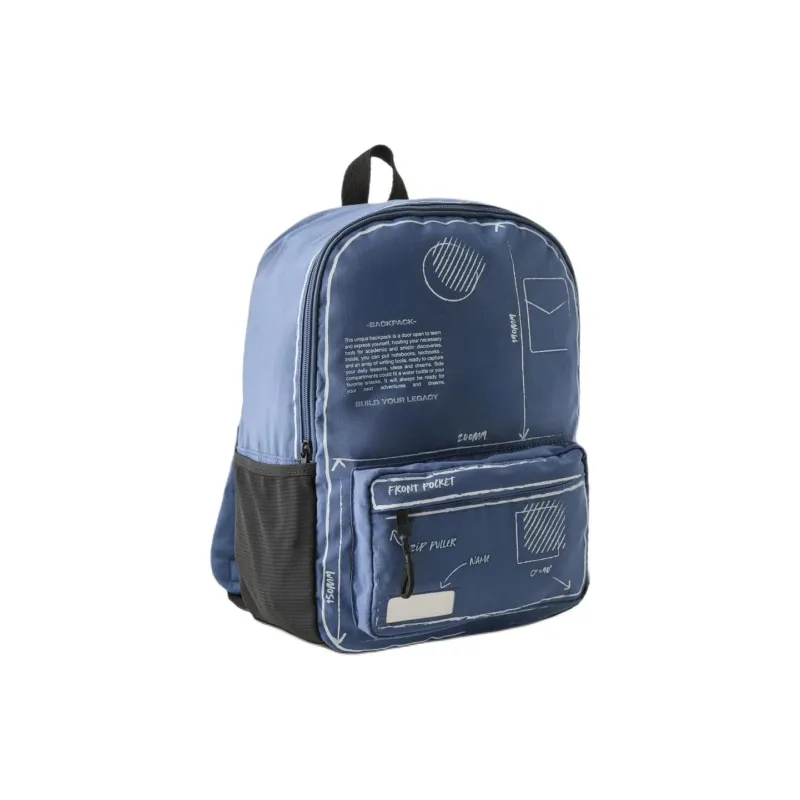 ZARA Polyester Backpack Mini Men's Blue-2