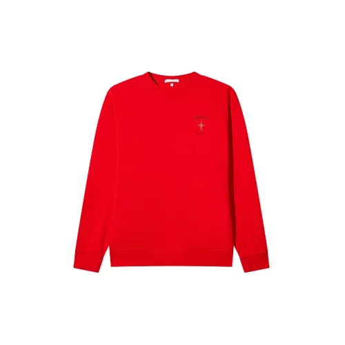 Cabbeen Sweatshirts Men Red 44