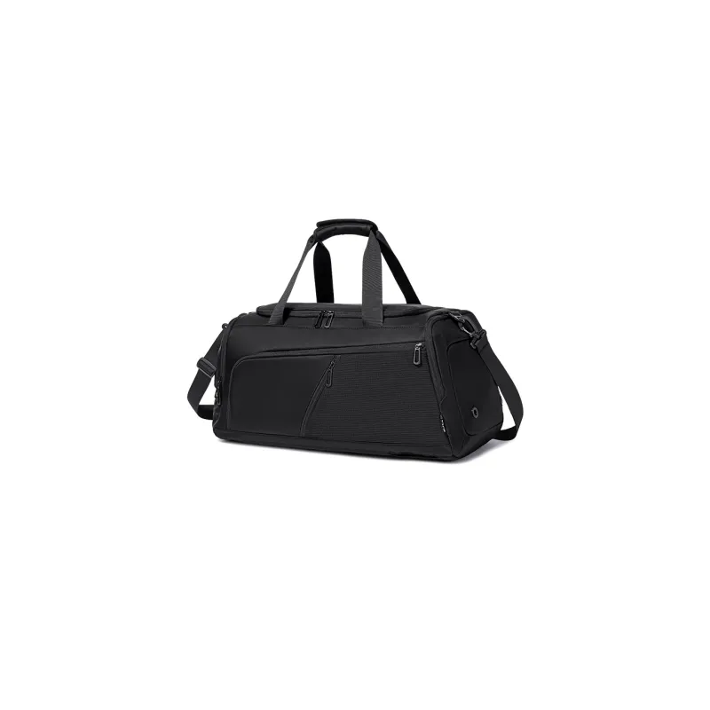 BJIAX Nylon Travel Bag Large Size Unisex Black-1