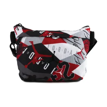 Jordan Polyester Shoulder Bag Crossbody Bag Fanny Pack Sling Bags Unisex Black/Red