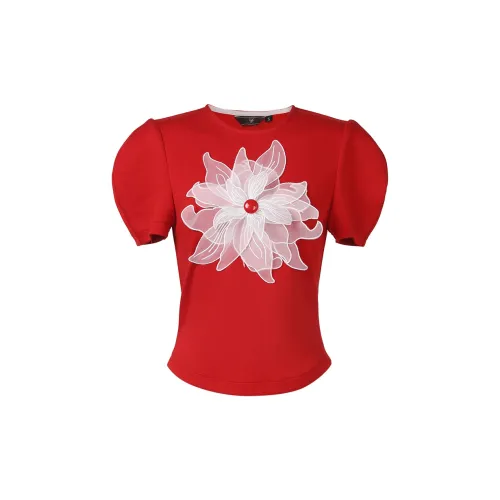 Duffy fashion T-Shirts Women's Red