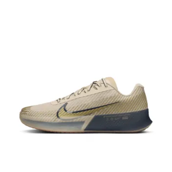 Nike Court Vapor 11 Hc Premium Sanddrift Thunder Blue Gum Medium Brown Metallic Gold