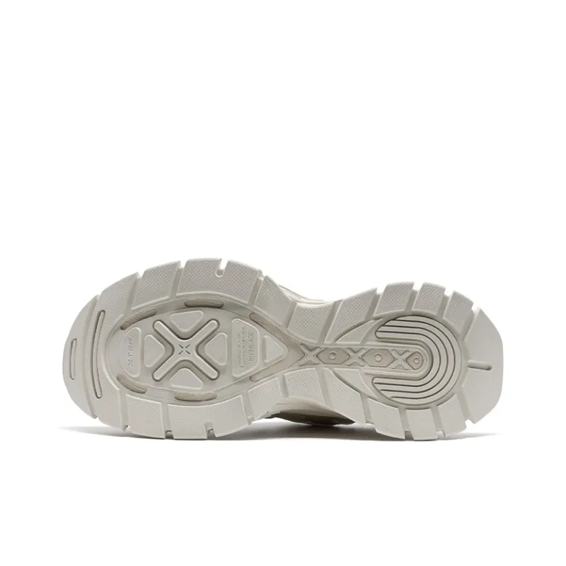 XTEP Basque Height Increasing Coverage Low-Top Casual Shoes Men's Fresh Look Milk Cheese-6