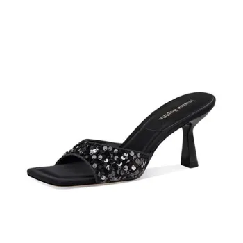 JESSICA SOPHIA Sequins Slip Resistant Abrasion Resistant Slide Slippers Women's