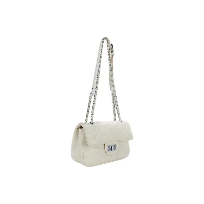 JANE KLAIN PU Crossbody Small Square Bag Regular Women's White/Black/Blue-2