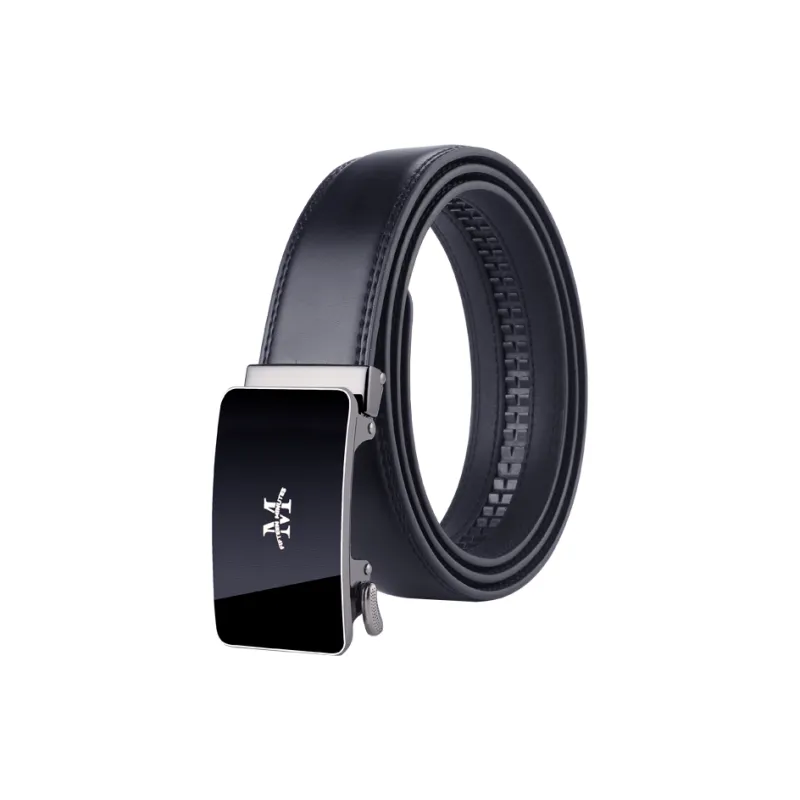 15 MINS Cow Split Leather Belts Men's 3.5cm-0