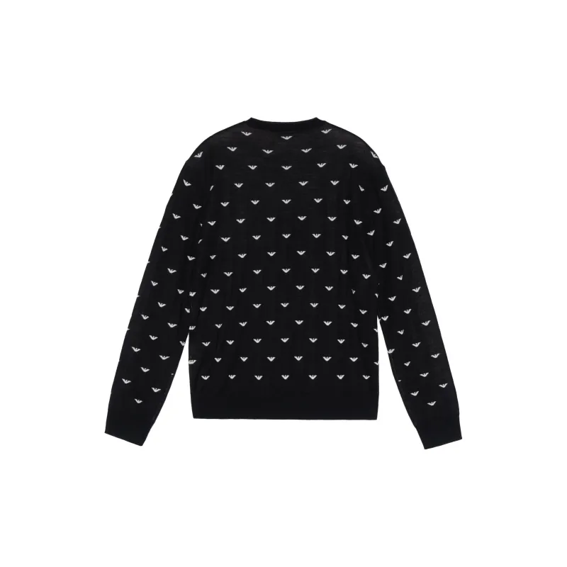EMPORIO ARMANI FW22 Knitwear Men's Black-2