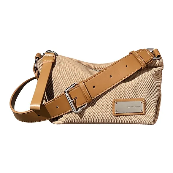 AJ AOIRJ Fabric Crossbody Bag Shoulder Bag Small Size Women's Apricot Jasper-1