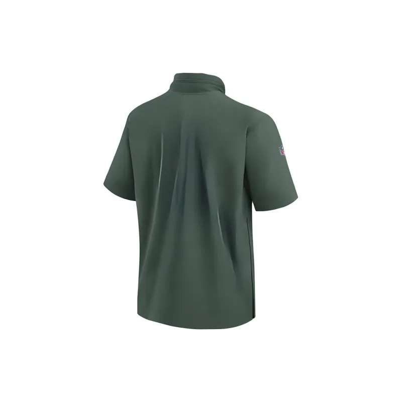 Nike Green Bay Packers Sideline Coach Jackets Coats Men's Hunter Green-1