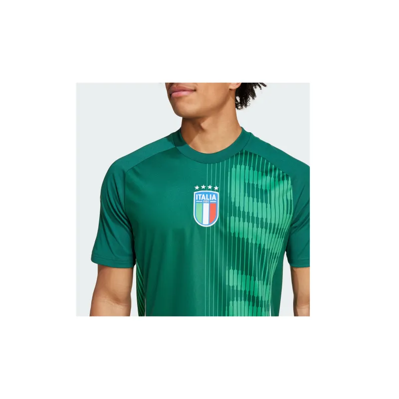 Adidas ITALY PRE MATCH JERSEY Soccer Jerseys Men's Dark Green-9